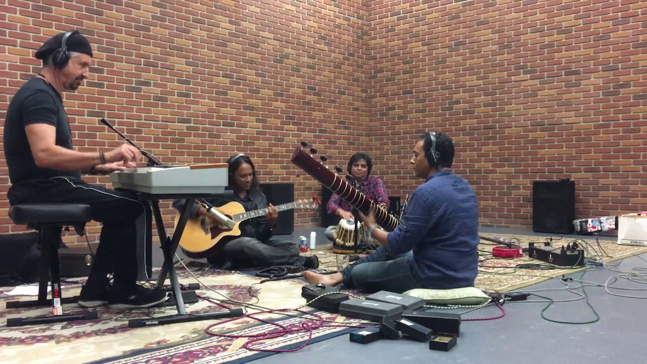 Indian jazz fusion album artwork from Melodic Intersect