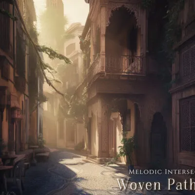 Full album cover for Woven Paths by Melodic Intersect